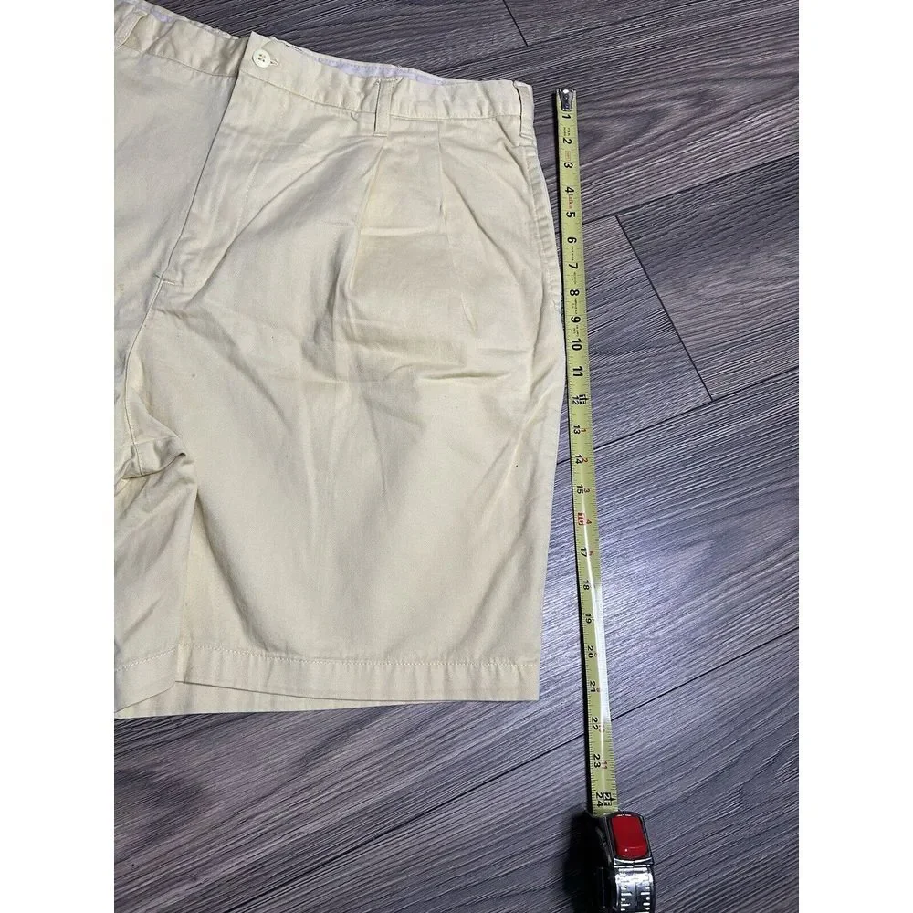 Chaps  Ralph Lauren 100% Cotton Made In Egypt Light‎ Yellow Shorts Size 42